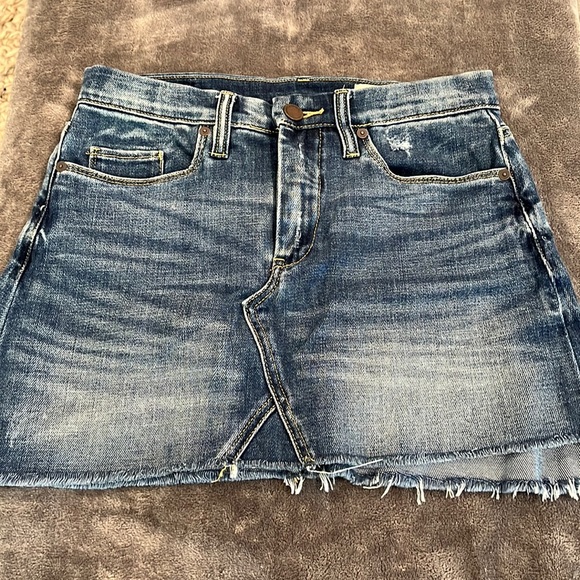 Blank denim mini skirt, size 25 - Picture 1 of 4